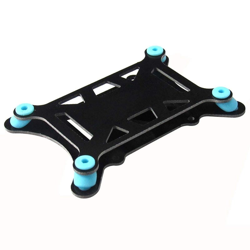 Share Goo Glass Fiber Shock Absorber Board Anti-Vibration Damping Plate Mount Compatible with RC APM2.6 APM2.8 Pixhawk PX4 Flight Controller - Image 3